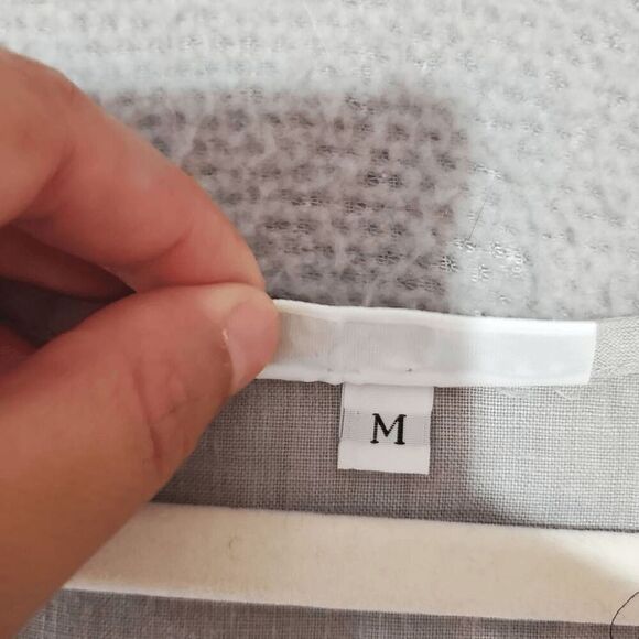 BRYN WALKER Women's Bell Flare Sleeve Lagenlook Pullover Top Tunic Medium - Picture 4 of 8